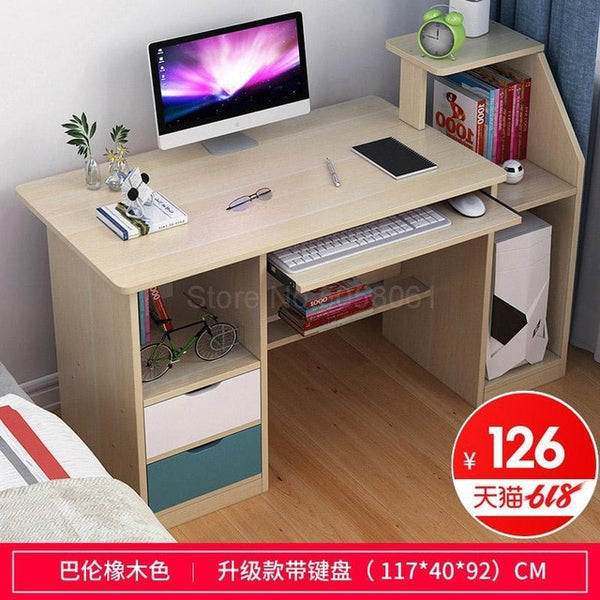 Simple Wooden Computer Desk