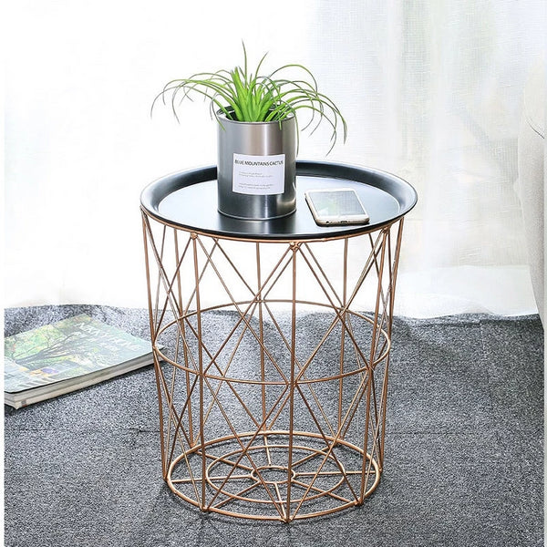 Modern Rose Golden Coffee Table