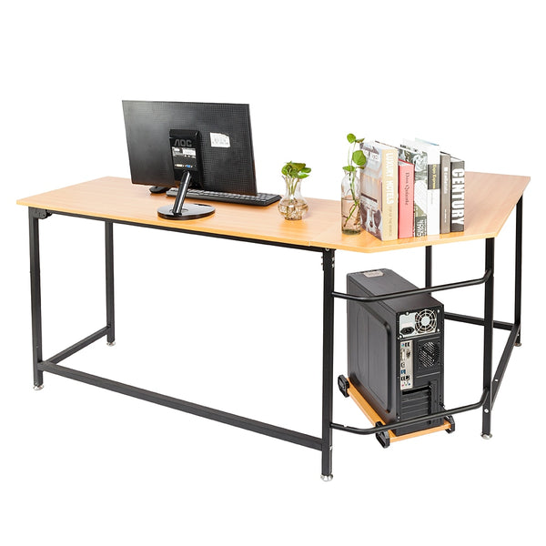 L-Shaped Desktop Computer Desk