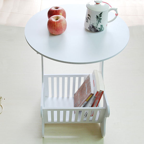 Wooden Storage Rack Coffee Table