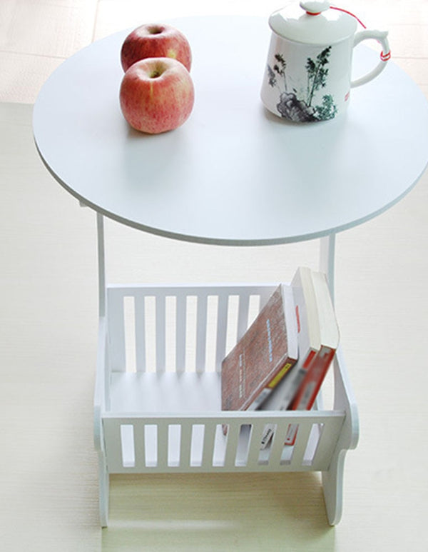 Wooden Storage Rack Coffee Table